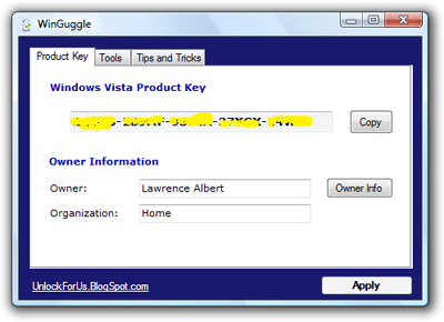 Windows Vista Product Key Finder | Password Recovery